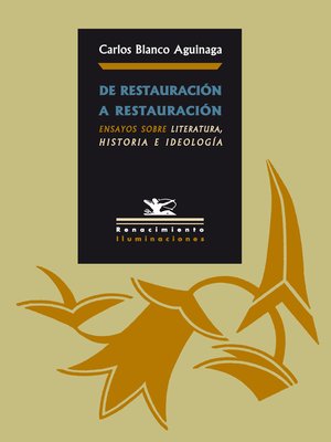 cover image of De Restauración a Restauración